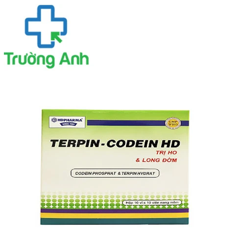 Terpin - Codein HD - Thuốc chữa viêm phế quản hiệu quả
