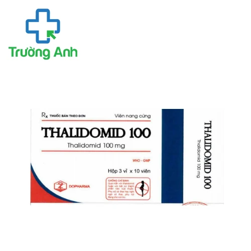 Thalidomid 100mg Dopharma - Thuốc điều trị đa u tuỷ xương