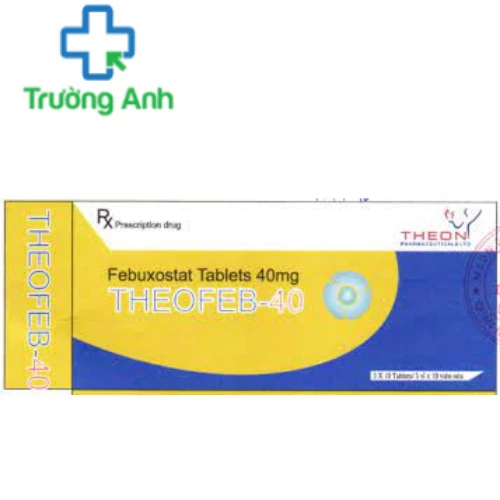 Theofeb-40 - Thuốc điều trị tăng acid uric máu mãn tính của Ấn Độ