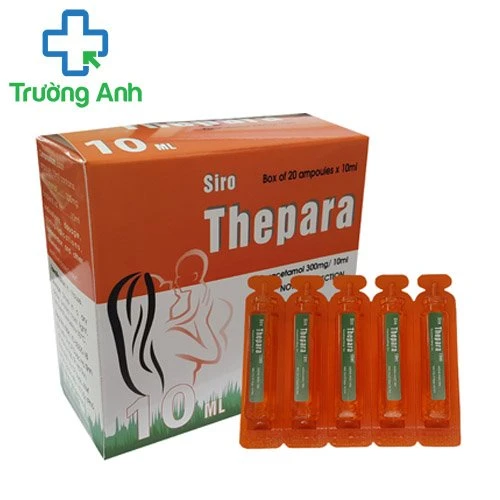 Thepara 300mg/10ml Hadiphar - Thuốc hạ sốt, giảm đau cho trẻ