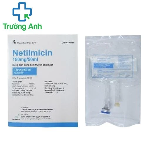 Netilmicin 150 mg/50ml Amvipharm - Thuốc điều trị nhiễm khuẩn huyết