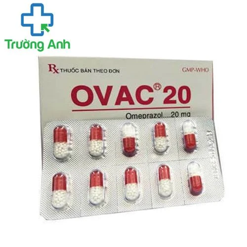 Ovac - 20 - Thuốc điều trị trào ngược dạ dày- thực quản hiệu quả