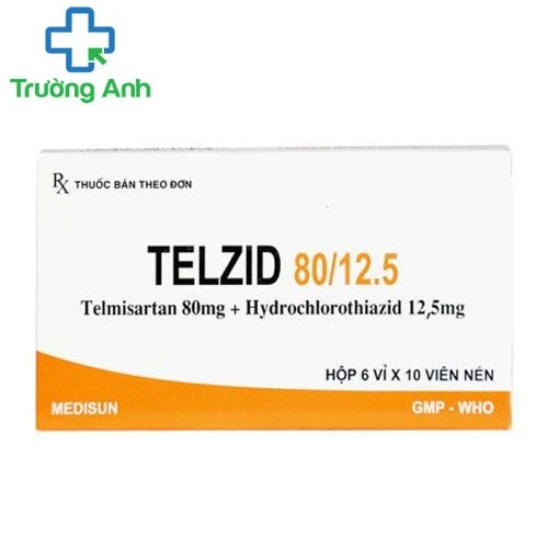 Telzid 80/12.5 - Thuốc điều trị tăng huyết áp hiệu quả của Medisun