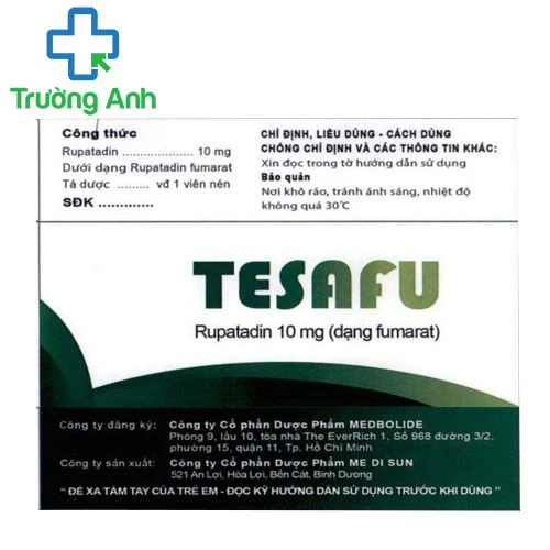 Tesafu 10 mg - Thuốc điều trị viêm mũi dị ứng hiệu quả của Medisun