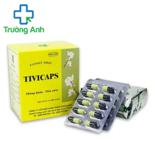 Tivicaps - Thuốc điều trị viêm xoang, viêm mũi dị ứng