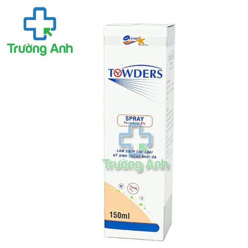 Towders Spray 150ml - Giúp loại bỏ các ký sinh trùng trên da
