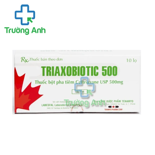 Triaxobiotic 500 Tenamyd - Thuốc điều trị nhiễm khuẩn hiệu quả