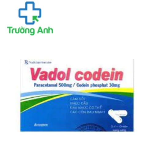 Vadol Codein - Thuốc điều trị chứng đau nhức hiệu quả của Vacopharm