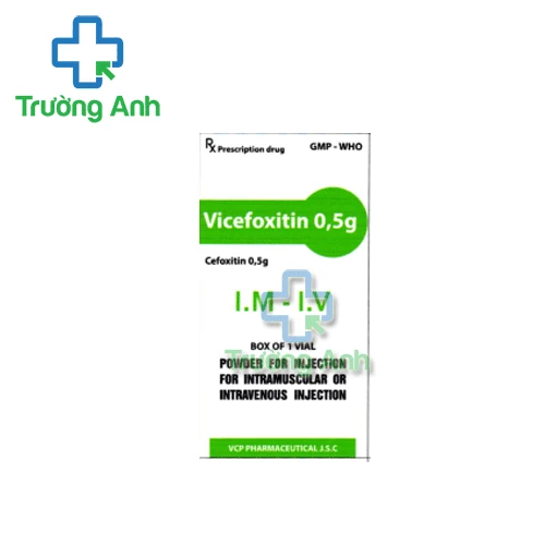 Vicefoxitin 0,5g VCP - Thuốc điều trị nhiễm khuẩn hiệu quả