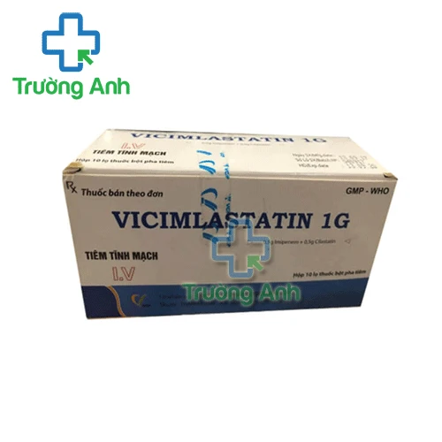 Vicimlastatin 1g VCP - Thuốc điều trị nhiễm khuẩn nặng hiệu quả