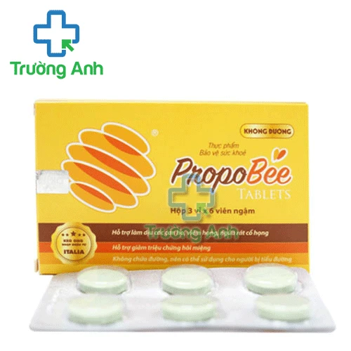 Viên ngậm PropoBee Tablet - Giúp làm dịu cơn ho, giảm đau họng