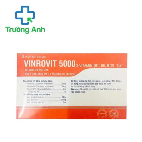 Vinrovit 5000 - Thuốc bổ sung vitamin nhóm B của Vinphaco