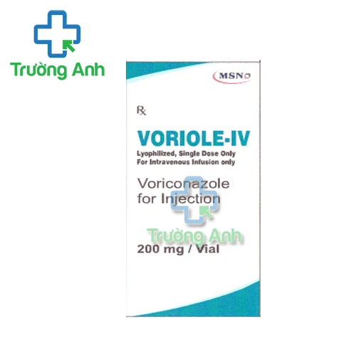 Voriole IV 200mg MSN (bột tiêm) - Thuốc điều trị nhiễm nấm