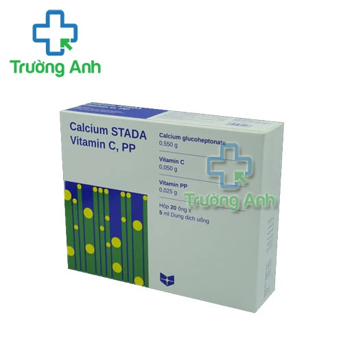 Calcium Stella Vitamin C,PP 10ml - Hỗ trợ phòng ngừa, chống loãng xương
