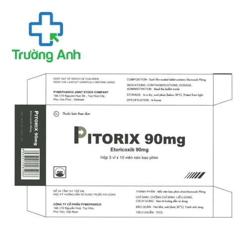 Pitorix 90mg Pymepharco - Thuốc kháng sinh điều trị viêm xương khớp