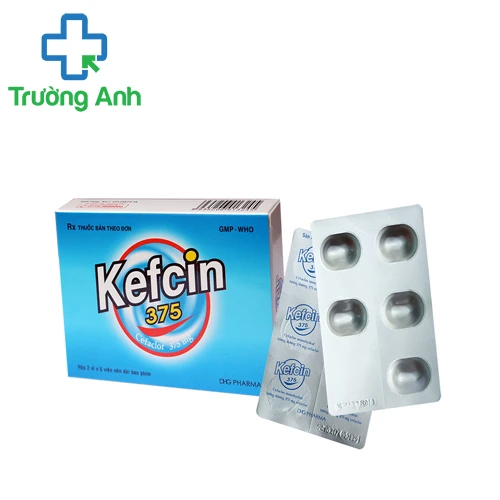 Kefcin 375 DHG Pharma - Thuốc hỗ trợ điều trị nhiễm khuẩn hiệu quả