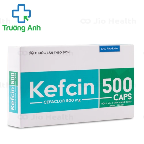 Kefcin 500 Caps DHG Pharma - Thuốc hỗ trợ điều trị nhiễm khuẩn hiệu quả