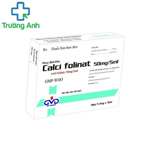 Calci Folinat 5ml - Thuốc giải độc hiệu quả của MD Pharco