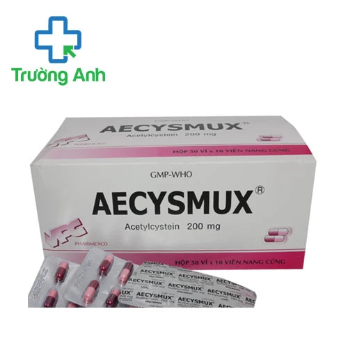 Aecysmux (viên nang) Cửu Long - Thuốc kháng sinh điều trị tiêu nhầy