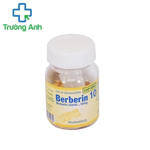Berberin 10mg VPC - Thuốc điều trị bệnh đường tiêu hóa