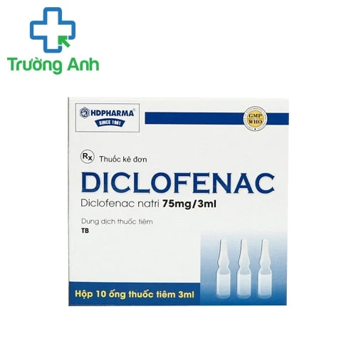 Diclofenac HDpharma - Thuốc tiêm giảm đau, chống viêm hiệu quả