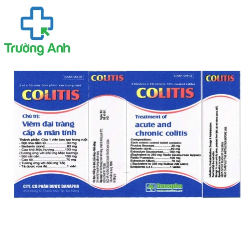 Colitis - Thuốc điều trị các bệnh lý đường ruột của Danapha