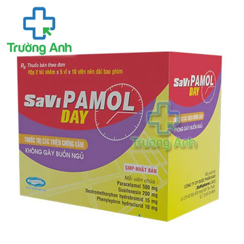 SaViPamol Day Savipharm - Thuốc giảm đau, hạ sốt hiệu quả