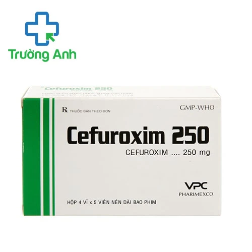 Cefuroxim 250 VPC - Thuốc kháng sinh điều trị nhiễm khuẩn hiệu quả