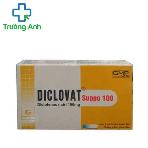 Diclovat - Thuốc đặt hậu môn giảm đau, chống viêm hiệu quả 