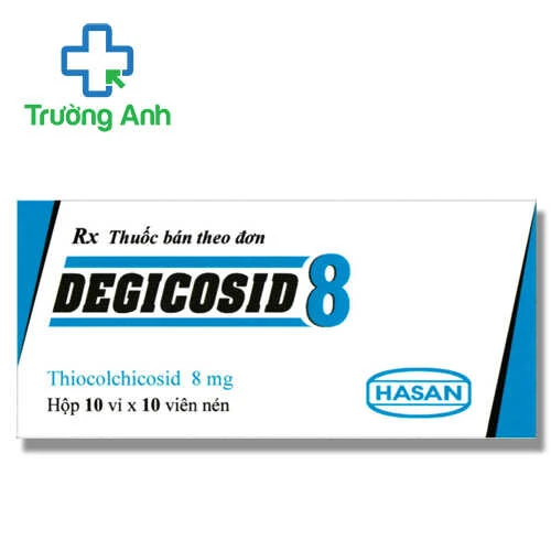 DEGICOSID 8 - Thuốc giảm đau do cứng cơ hiệu quả của Hasan