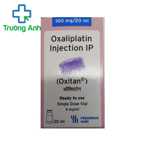 Oxitan 100mg/20ml Ấn Độ - Thuốc điều trị ung thư đường tiêu hóa