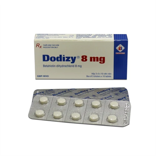 Dodizy 8mg - Thuốc điều trị chóng mặt hiệu quả