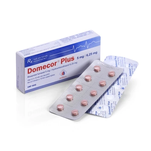 Domecor plus 5mg/6,25mg - Thuốc điều trị tăng huyết áp hiệu quả