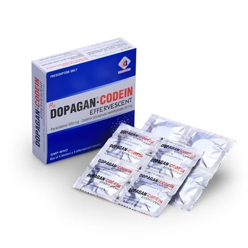 Dopagan- Codein Effervescent - Thuốc giảm đau hiệu quả của Domesco