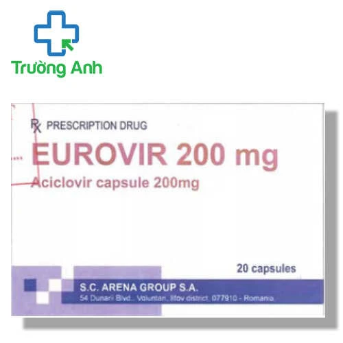 Eurovir 200mg - Thuốc kháng virus Herpes hiệu quả 