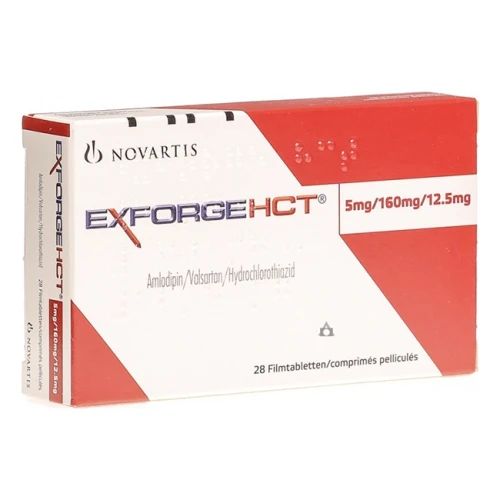 Exforge HCT 5mg/160mg/12,5mg -  Thuốc điều trị tăng huyết áp vô căn hiệu quả