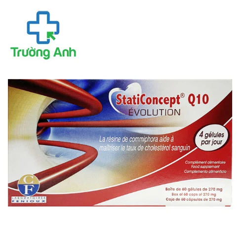 Staticoncept Q10 Evolution - Giảm cholesterol, cải thiện hệ tim mạch