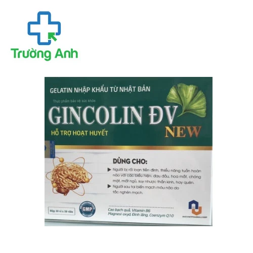 Gincolin ĐV New Abipha - Hỗ trợ tăng cường tuần hoàn não