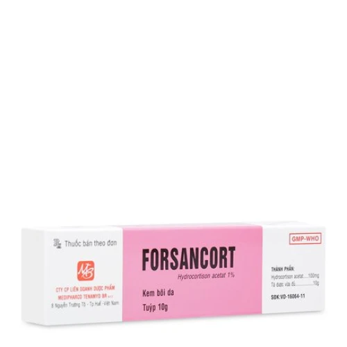 Forsancort Medipharco - Thuốc điều trị nhiễm khuẩn da hiệu quả