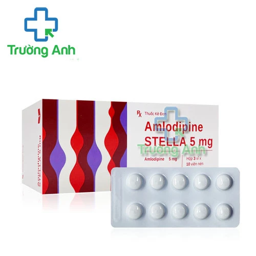 Amlodipine Stella 5mg - Thuốc điều trị bệnh tăng huyết áp