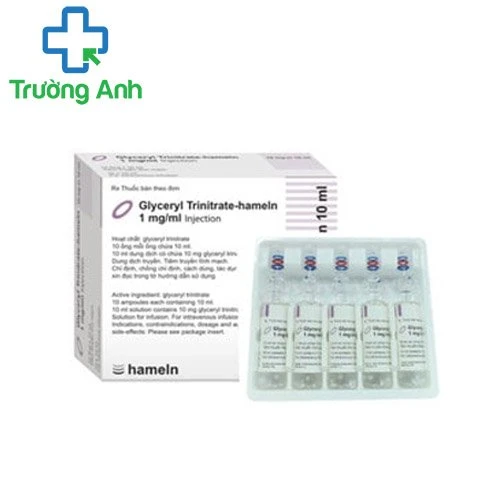 Glyceryl Trinitrate - Hameln 1mg/ml - Thuốc điều trị đau thắt ngực  