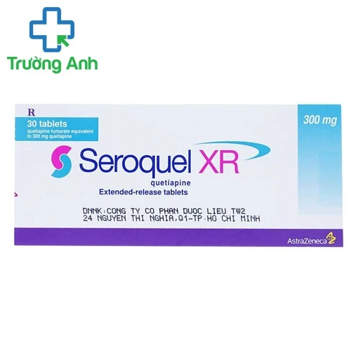 Seroquel XR 300mg - Thuốc điều trị tâm thần hiệu quả của Anh