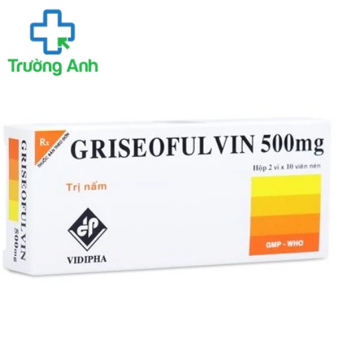 GRISEOFULVIN 500mg - Thuốc điều trị các bệnh nấm ngoài da hiệu quả