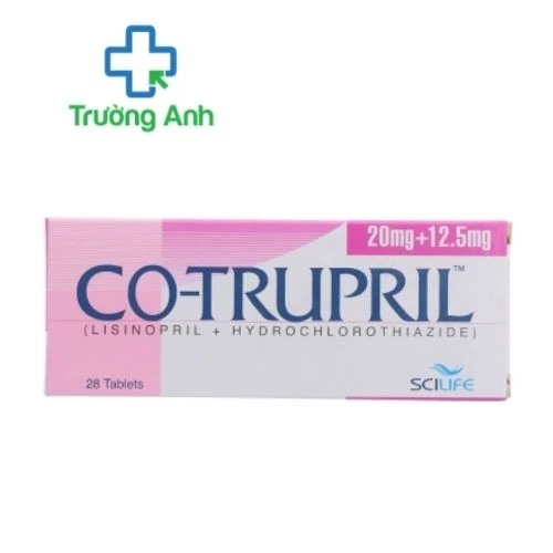 Co-Trupril 20mg/12.5mg Getz Pharma - Thuốc hỗ trợ điều trị tăng huyết áp