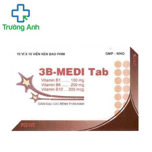 3B-Medi tab (viên nén) - Thuốc bổ sung Vitamin B hiệu quả