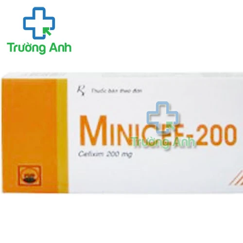 Minicef-200 Pymepharco - Thuốc điều trị nhiễm khuẩn hiệu quả
