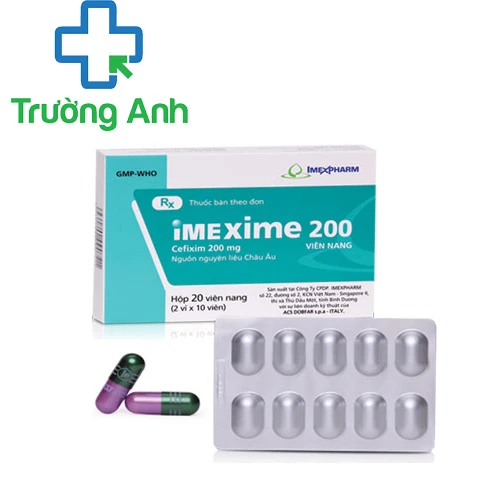 Imexime 200 (Viên nang cứng) - Thuốc điều trị nhiễm khuẩn hiệu quả