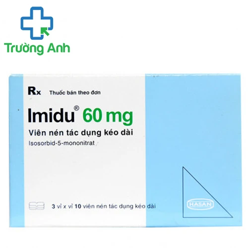 Imidu 60 mg - Thuốc dự phòng và điều trị cơn đau thắt ngực 