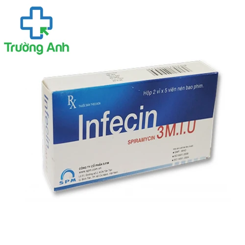 Infecin 3MIU - Thuốc điều trị nhiễm khuẩn hiệu quả của SPM