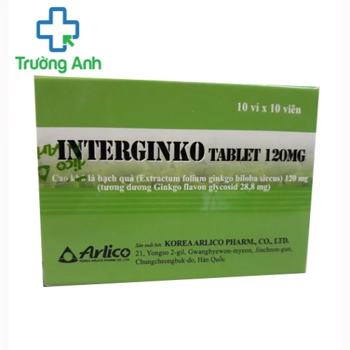 Interginko tablet 120mg - Hỗ trợ cải thiện thần kinh hiệu quả